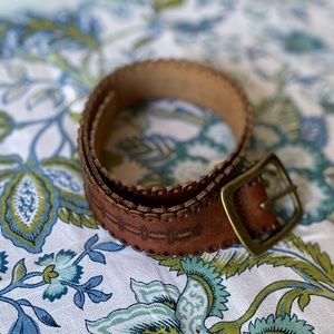 Genuine leather belt